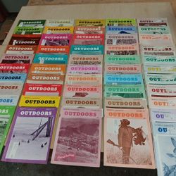 Vintage North Dakota Outdoors Magazines Lot 51 Issues Hunting Fishing 
