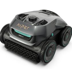 AIPER Limpiador robótico inalámbrico de piscina, navegación WavePath, escalada en pared, cuatro motores, 150 minutos de tiempo de funcionamiento para 