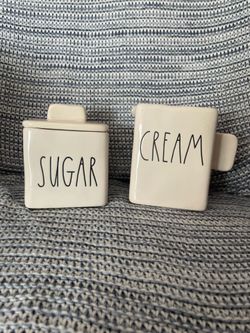 Rae Dunn sugar and cream set