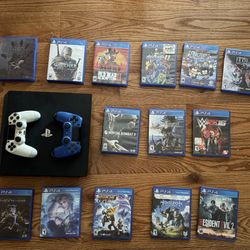 PS4 pro 1tb and Games 