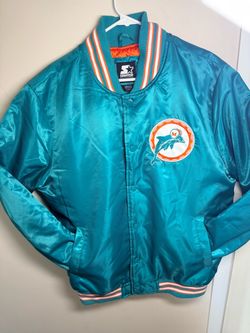 Miami dolphins starter jacket with hat