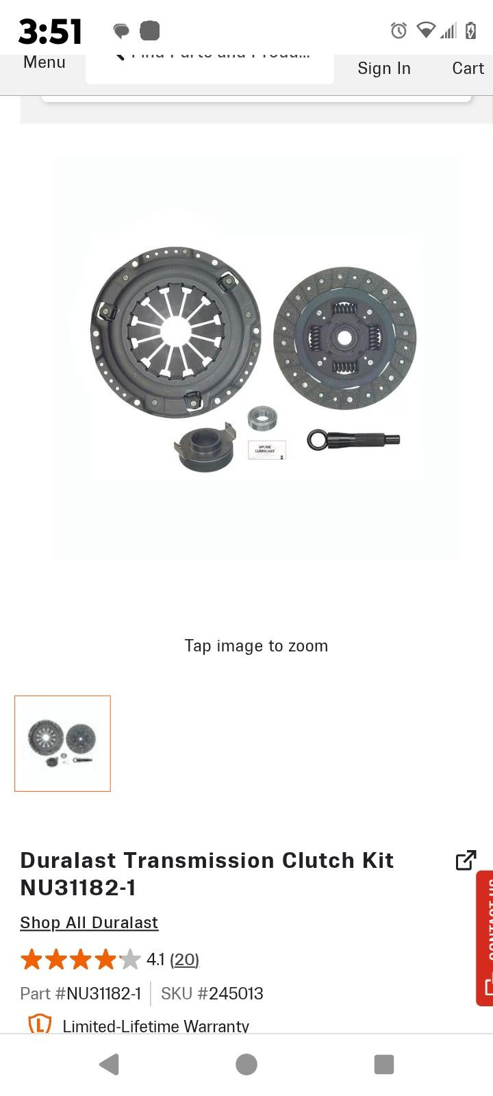 Mustang 99 -04 Clutch