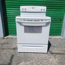 Kenmore White Glass Stove