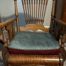 Antique Victorian Wooden Rocking Chair