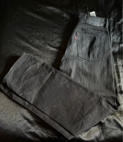 Men's Levi's 501 Original Fit Black Jeans 30x32