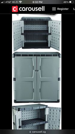 Rubbermaid storage cabinet