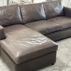 Crate And Barrel Sectional Lounger 