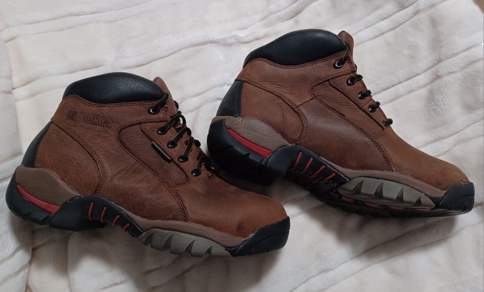 Mens 10W Steel Toe Rocky Boots
