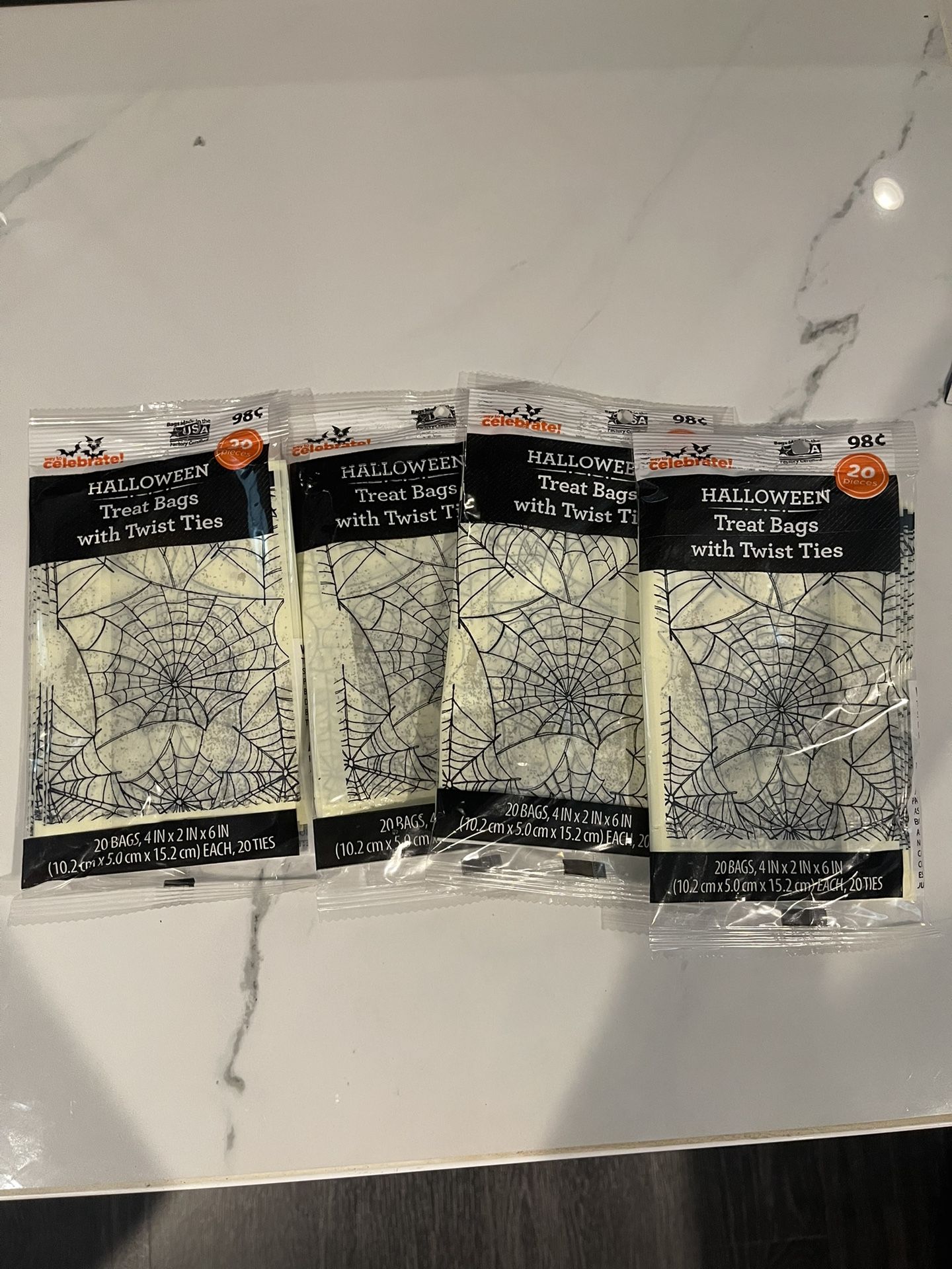 Spider Web Treat Bags