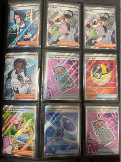 Pokemon Trainer Cards from various sets