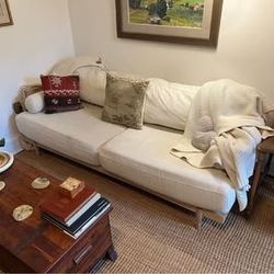 Natural Wood Ratan Sofa