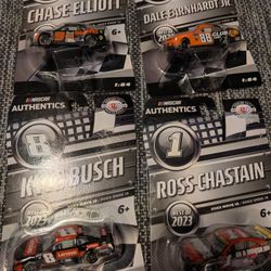 Set of 4 Nascar Matchbox Cars