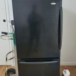Refrigerator  Black  In Good Condition 