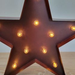 Metal Lighted Star