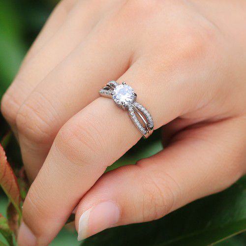 "Exquisite Three Layer Dainty Zircon Fashion Rings for Women, PD568
 
  
