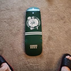 Boston Celtics Skateboard Deck By Aluminati