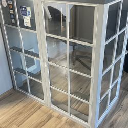 Grey Small Front Desk 3.4”High By 3.3 “Wide