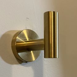 Brushed Gold J-Hook or Robe Hook