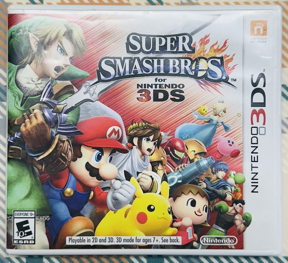 Super Smash Bros. Brothers (Nintendo 3DS) XL 2DS Game And Case Tested