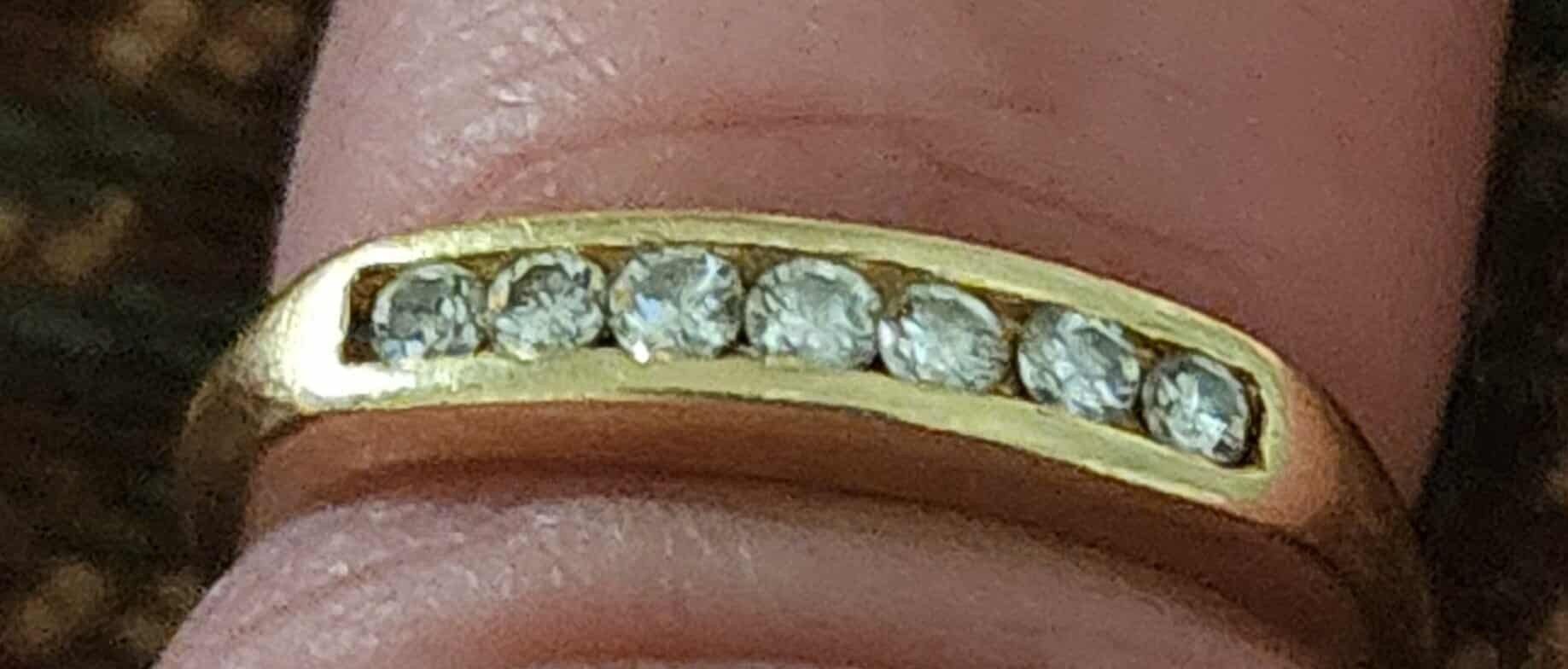14kt Gold Designer Engagement Ring Sz4
