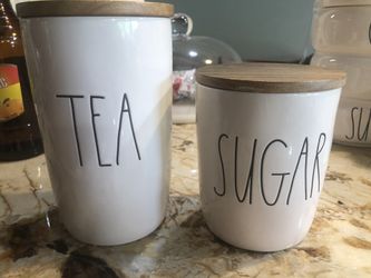 Raw Dunn sugar tea canisters