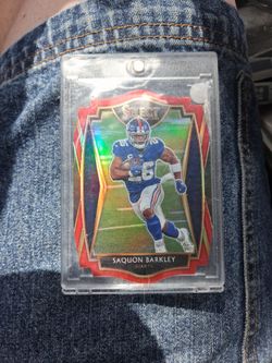 2020 panini select red prizm die cut card