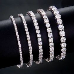 Moissanite Tennis Bracelets