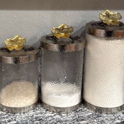 Michael Aram Canisters and Measuring Cups
