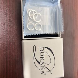 Dorana, Sterling silver hoop earrings