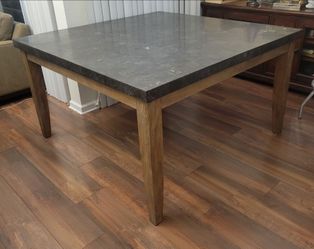 Marble top dining table