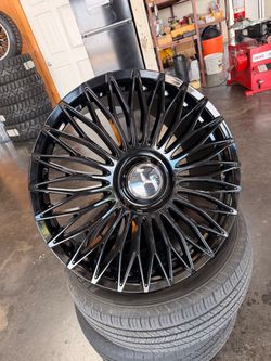 22s staggered wheels tires new 5x112/120 new