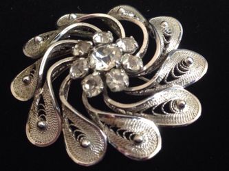 Sterling silver rhinestone Jewlery