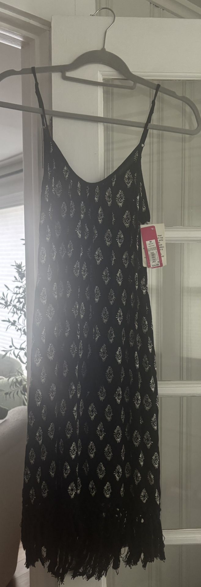 Xhilaration Black Fringe Dress