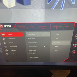 144 HZ MSI Gaming Monitor