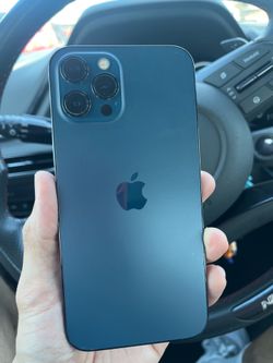 Unlocked iPhone 12 Pro Max 128 GB Pacific Blue – Excellent Condition