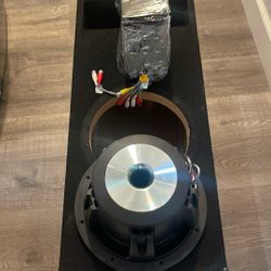 Doubled In Pioneer And Type Alpine Subwoofer And Custom Box