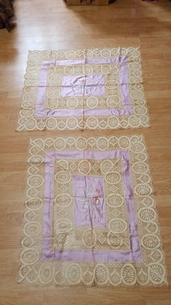 Antique embroidery cloth