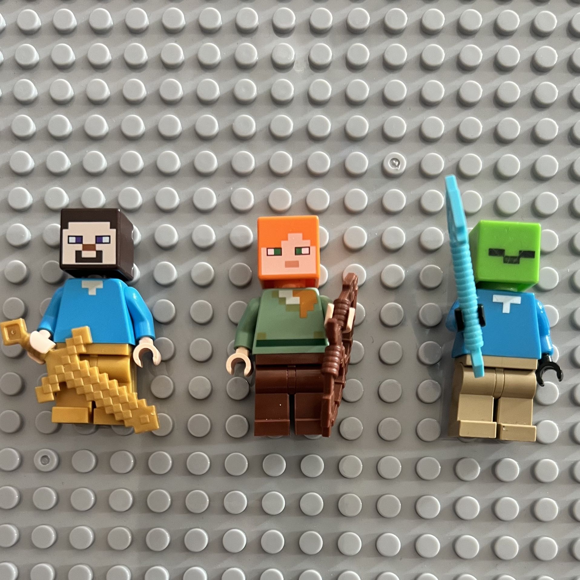 LEGO Minecraft minifigures