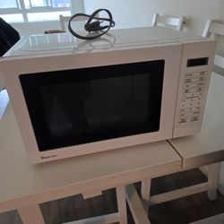 White Microwave 