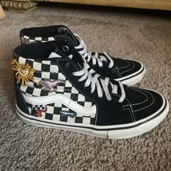 Vans Of The Wall Sk8 Hi Top Sneakers Size 6 