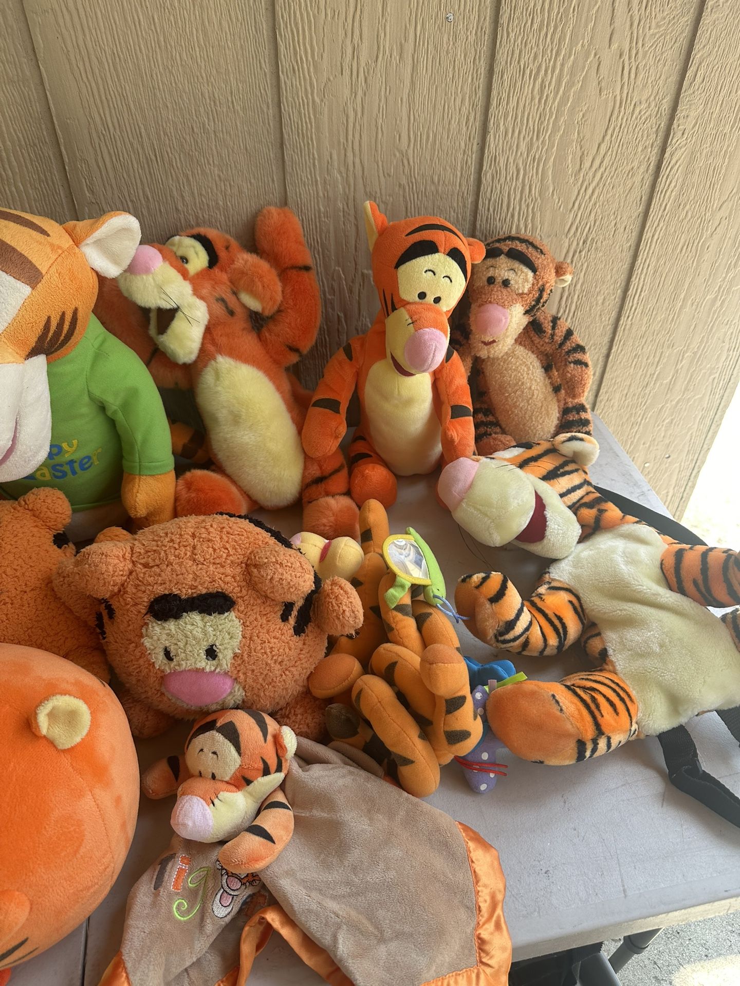 Lot Of 10 Tigger Winnie The Pooh Plushy Collection Some Vintage All Sizes Make Offer