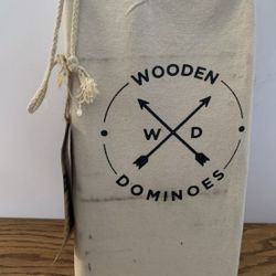 WOOD DOMINOES GAME NEW
