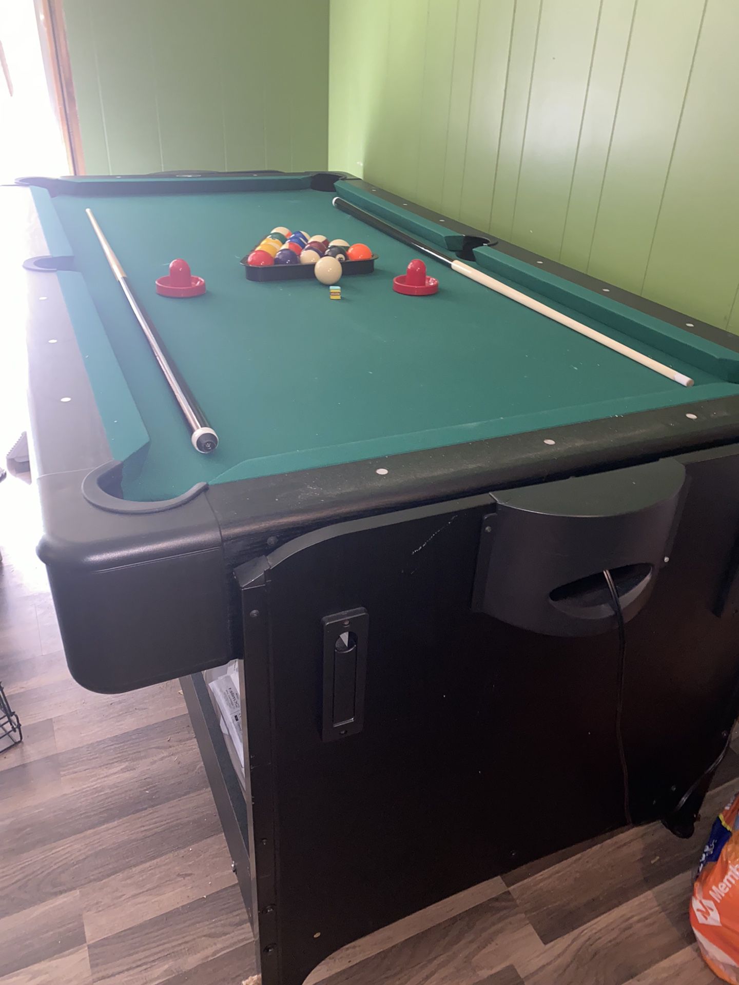 Pockey Table 2 In 1 Flip Table Pool And Air Hockey Cost 1500