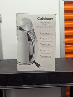 ☕ Cuisinart PerfecTemp Cordless Programmable Electric Kettle – New in Box – $70