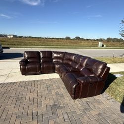 🛋️Cindy Crawford Electric Recliner Sectional Couch- Free Delivery 