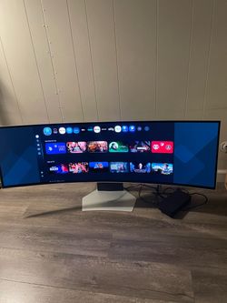 Samsung Curved Ultrawide Smart TV Monitor