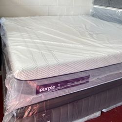 King Size Mattress Purple 3 Hybrid Direct From Factory - Premium Comfort - Same Day Delivery 
