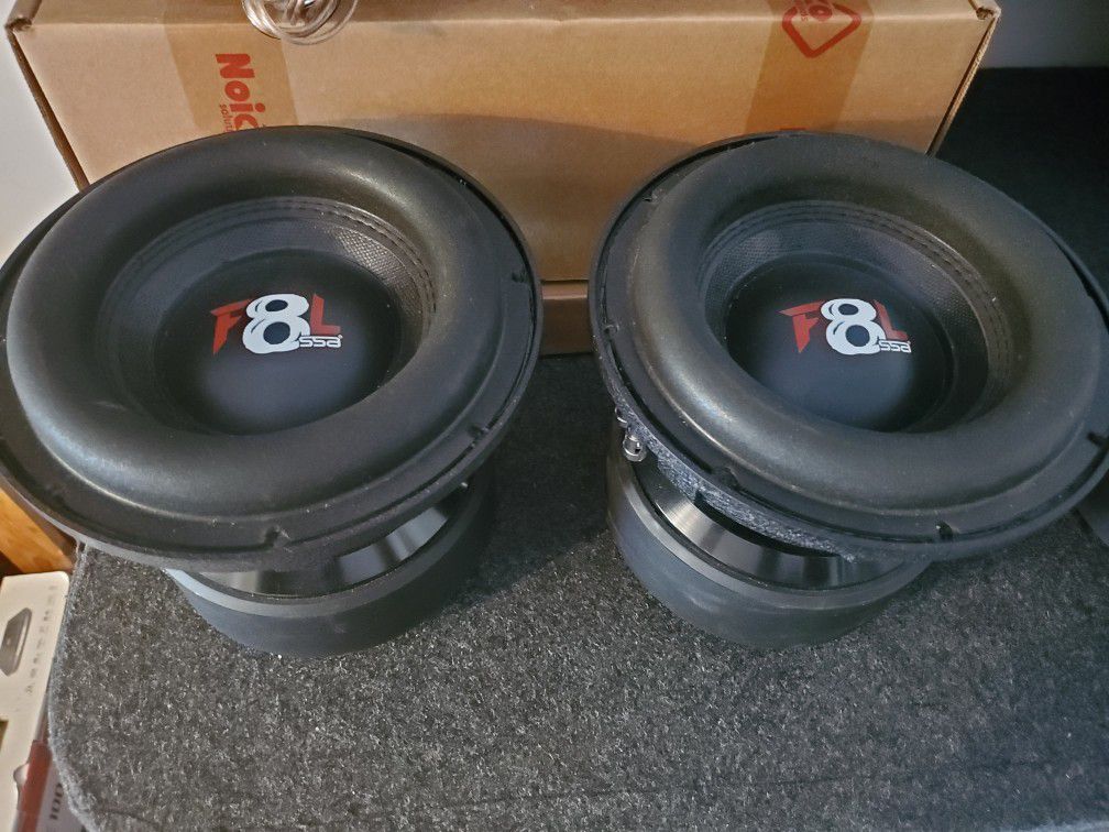 SSA F8L 8 Inch Subwoofers: Need Recones
