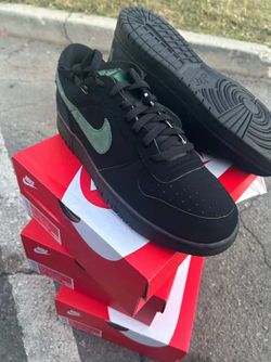 Nike Green And Black Shoes