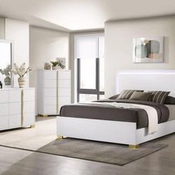 4-PCS Queen Size Bedroom Set In Offer 😍